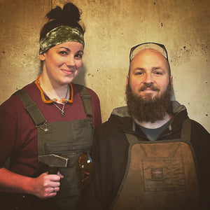 The Wheelis Forge team, Joe and Alaina