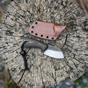 3 Finger Cleaver in A2 and Richlite