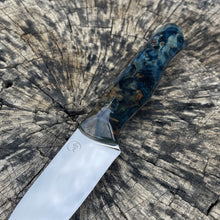 Paring Knife in AEB-L and Dyed Maple