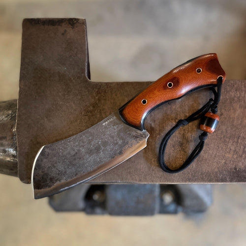 Mountain Cleaver CruForgeV and Natural Micarta