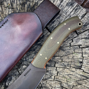 Forged Nessmuk in 80CrV2 and Micarta