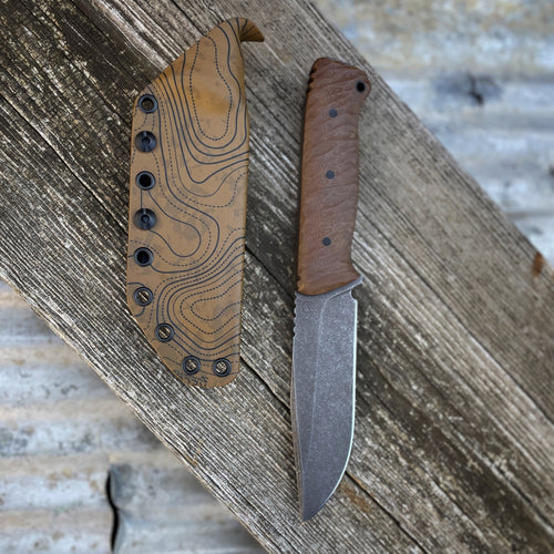 Fighter in 80CrV2 and Brown g10