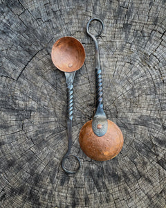 Copper Teaspoon & Tablespoon Set