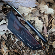 Trapper with Black Canvas Micarta scales