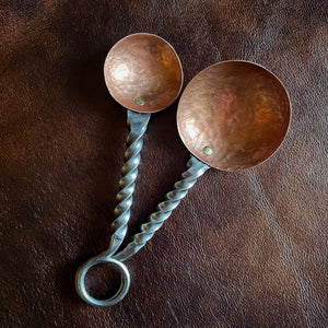 Copper Teaspoon & Tablespoon Set
