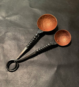 Copper Teaspoon & Tablespoon Set – Wheelis Forge