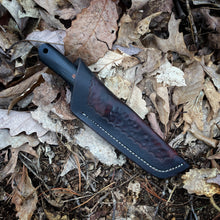 Trapper with Black Canvas Micarta scales